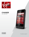 PCD Chaser (Virgin Mobile) User's Manual