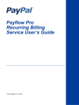 PayPal Payflow Pro - 2011 User's Guide