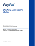 PayPal Payflow - 2009 - Link User's Guide