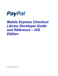 PayPal Mobile Express Checkout Library - 2012 iOS Developer's Guide