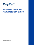 PayPal Merchant - 2010 Setup and Administration Guide