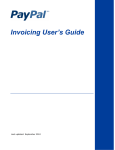 PayPal Invoicing - 2010 User's Guide