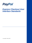 PayPal Express Checkout - 2009 User Guide