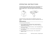 Paxar Monarch PPT 2800 User's Manual