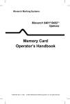 Paxar Monarch 9402 User's Manual