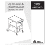Paxar Mobile Work Station (MWS) Monarch 9876 User's Manual