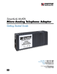 Patton electronic SmartLink M-ATA User's Manual