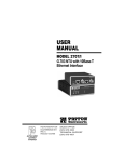 Patton electronic MODEL 2707/I User's Manual