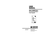 Patton electronic 1000RP User's Manual