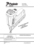 Paslode IM250A User's Manual