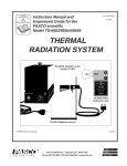 PASCO Specialty & Mfg. TD-8555 User's Manual