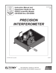 PASCO Specialty & Mfg. OS-9256A User's Manual