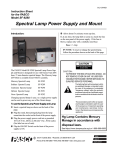 PASCO Specialty & Mfg. SF-9288 User's Manual