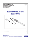 PASCO Specialty & Mfg. CI-6734 User's Manual