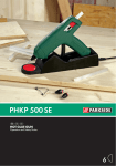 Parkside PHKP 500SE User's Manual