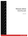 Paradyne OpenLane SLM 5.5 User's Manual