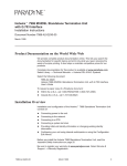 Paradyne M/HDSL Standalone Termination Unit Hotwiret 7986 User's Manual