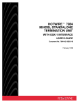 Paradyne M/HDSL Standalone Termination Unit Hotwire 7984 User's Manual