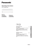 Panasonic XE9PKUA Operating Manual