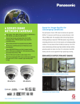 Panasonic WV-SFV611L Specification Sheet