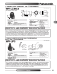Panasonic WV-LZ802 Specification Sheet