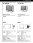 Panasonic WV-CK1420A Specification Sheet
