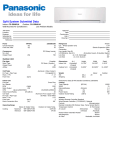 Panasonic S9NKUA Data Sheet