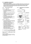 Panasonic S24NKUA Installation Manual