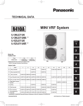 Panasonic Mini ECO-i Technical Data Manual