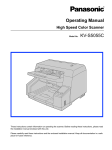 Panasonic KV-S5055C Operating Instructions