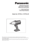 Panasonic EYFPA1JR Owner's Manual