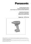 Panasonic EYFLC1A Owner's Manual