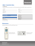 Panasonic CZ-RWST1U Data Sheet