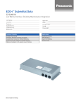 Panasonic CZ-CSRC2 Data Sheet