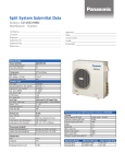 Panasonic CU-4KS31NBU Data Sheet