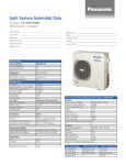 Panasonic CU-4KE31NBU Data Sheet