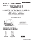 Panasonic CS-MKE12NB4U Service Manual
