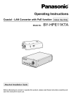 Panasonic BY-HPE11KTA Operating Instructions