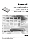 Panasonic BB-HCS301A Operating Instructions