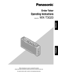 Panasonic Attune Operating Instructions