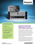 Panasonic Arbitrator 360 Specification Sheet