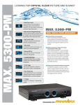 Panamax MAX 5300-PM User's Manual