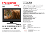 Palsonic TFTV817HD User's Manual