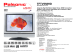 Palsonic TFTV558HD User's Manual