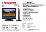 Palsonic TFTV3839DT User's Manual