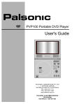 Palsonic PVP100 User's Manual