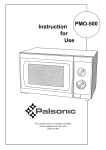 Palsonic PMO-500 243 User's Manual