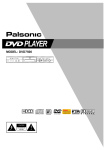 Palsonic DVD7500 User's Manual