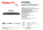 Palsonic DVD2050BK User's Manual