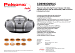 Palsonic CD6990DM3UC User's Manual